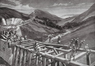 Barragem de Marib (litografia) de H. M. (after) Burton