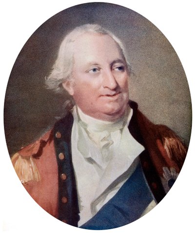 Charles Cornwallis, 1º Marquês Cornwallis, comandante militar inglês, final do século XVIII, c1920. de H Ogborne