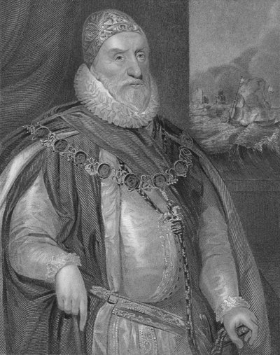 Charles Howard, Primeiro Conde de Nottingham, início do século XIX. de H. Robinson