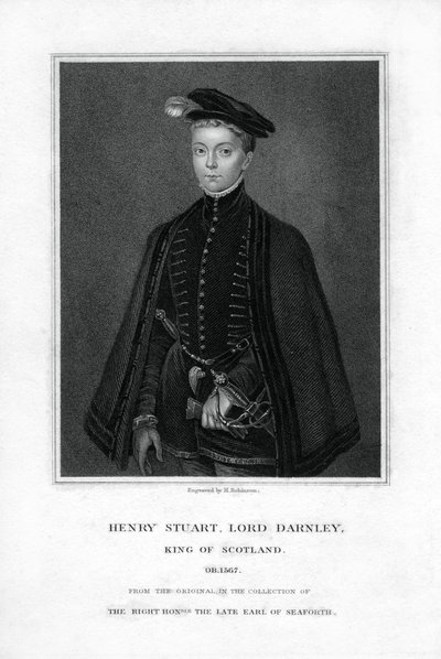 Henry Stuart, lorde Darnley, segundo marido de Maria, rainha da Escócia, século XIX. de H. Robinson