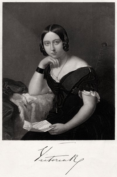 Rainha Victoria, século XIX de H. Robinson