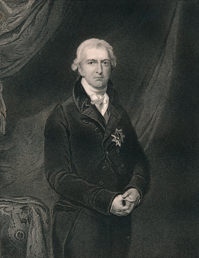 Robert Banks Jenkinson, conde de Liverpool, c1820, meados do século XIX. de H. Robinson