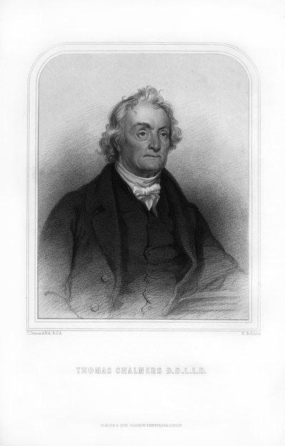 Thomas Chalmers, divino escocês, 1870. de H. Robinson