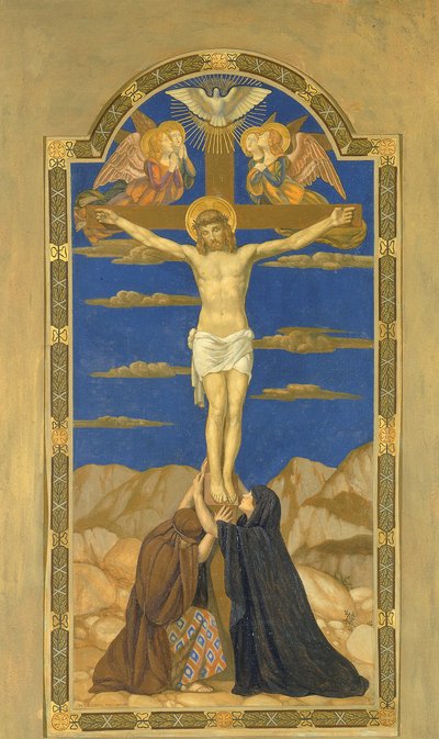 Crucificação, 1915-1925. de H. Siddons Mowbray