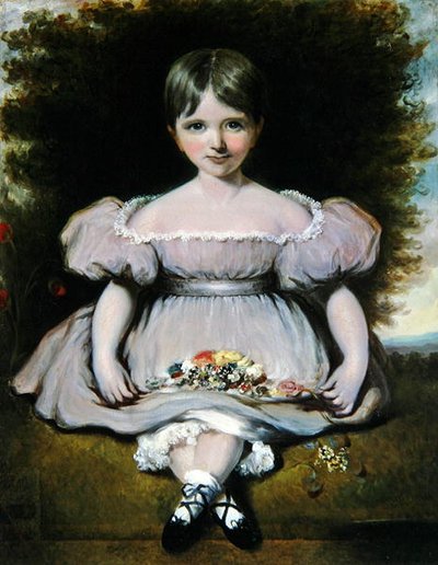 Lady Adeliza Fitzalan Howard, c.1836 (óleo sobre tela) de H. Smith