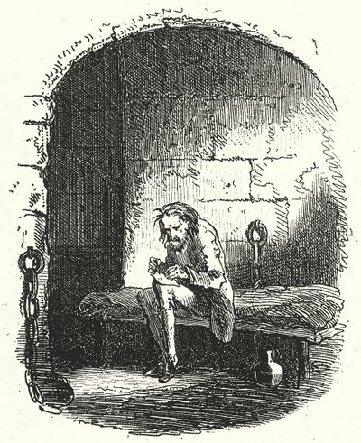 Um Conto de Duas Cidades (gravura) de Hablot Knight (1815-92) (after) Browne