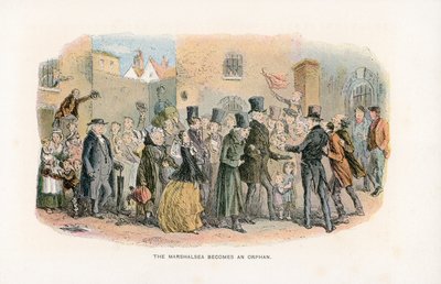 Ilustração para Little Dorrit (litografia a cores) de Hablot Knight (1815-92) (after) Browne