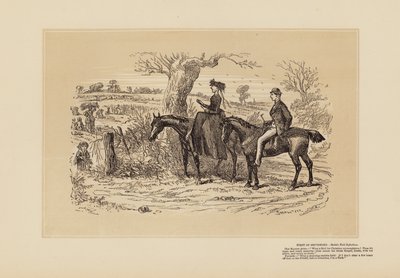 Um excelente campo de reflexão (gravura) de Hablot Knight (1815 92) Browne