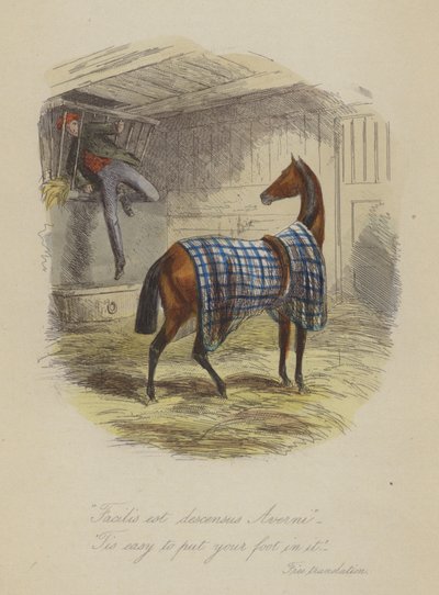 Ilustração para Lewis Arundel ou The Railroad of Life de Frank E Smedley (gravura colorida) de after Hablot Knight Browne