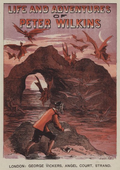 Vida e Aventuras de Peter Wilkins (cor litho) de after Hablot Knight Browne