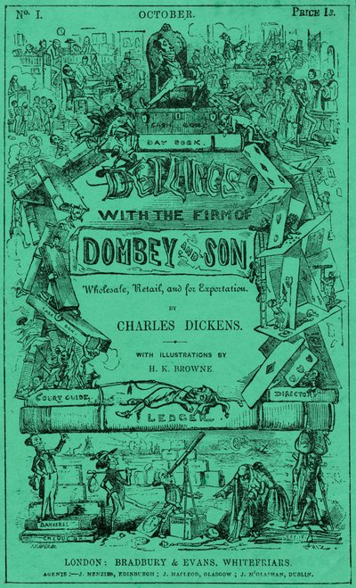 Charles Dickens - Dombey e Filho de Hablot Knight Browne
