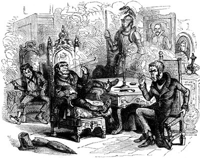 A "Velha Loja da Curiosidade" de Charles Dickens de Hablot Knight Browne