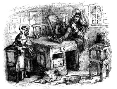 A &39;The Old Curiosity Shop&39; de Charles Dickens de Hablot Knight Browne