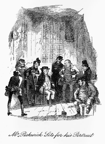 "Os papéis Pickwick" - de Hablot Knight Browne