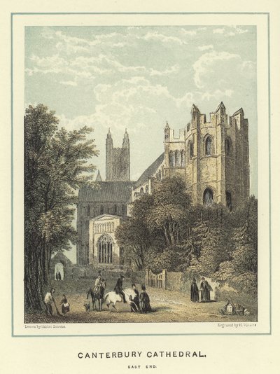 Catedral de Canterbury, east end de Hablot Knight Browne