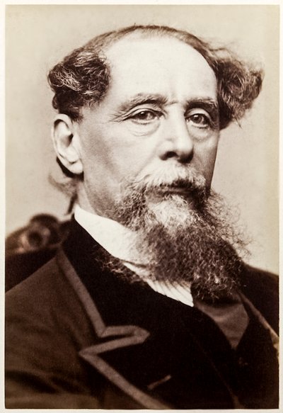 Charles Dickens: escritor inglês e romancista vitoriano popular de Hablot Knight Browne