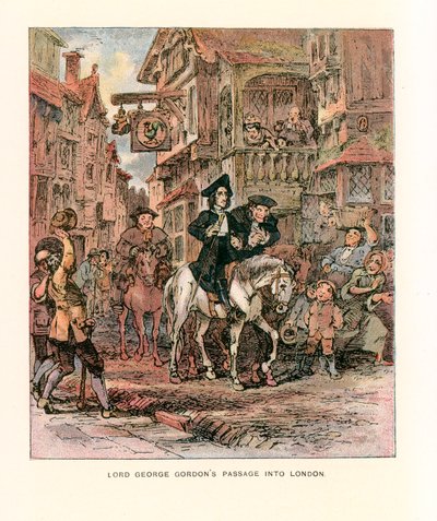 Ilustração para Barnaby Rudge. de Hablot Knight Browne