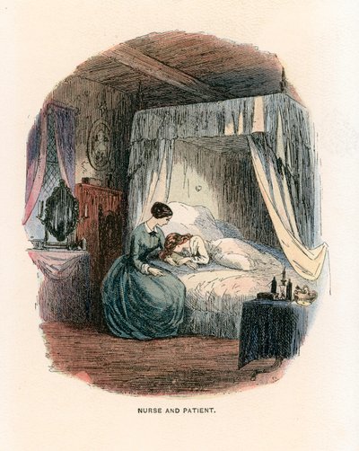Ilustração para a casa desolada de Hablot Knight Browne
