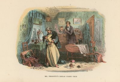 Ilustração para David Copperfield de Hablot Knight Browne