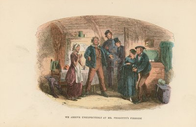 Ilustração para David Copperfield de Hablot Knight Browne