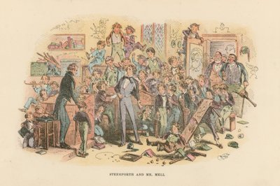 Ilustração para David Copperfield de Hablot Knight Browne