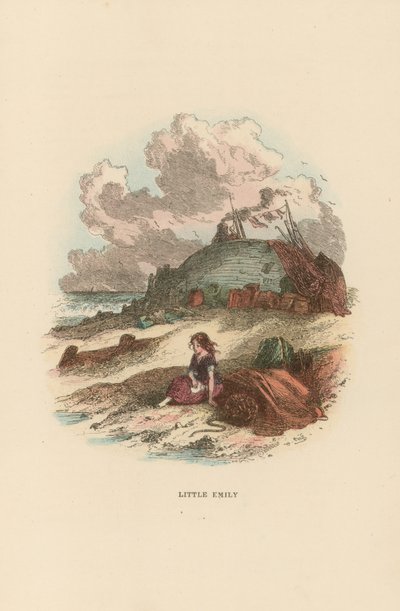 Ilustração para David Copperfield de Hablot Knight Browne