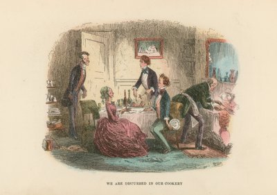 Ilustração para David Copperfield de Hablot Knight Browne
