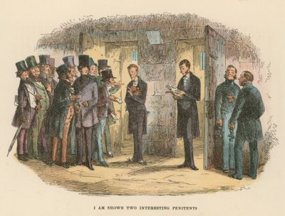 Ilustração para David Copperfield de Hablot Knight Browne