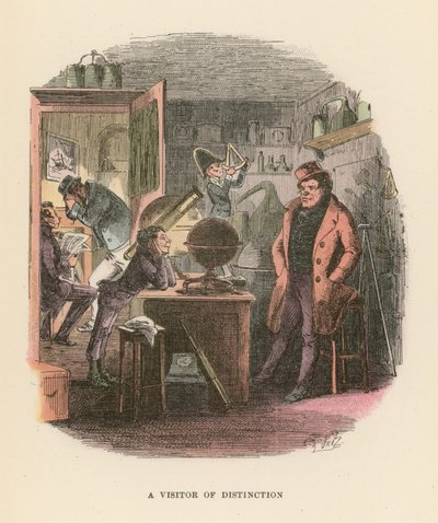 Ilustração para Dombey e filho de Hablot Knight Browne