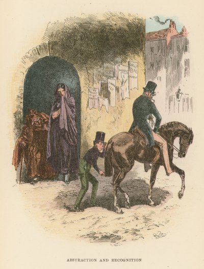 Ilustração para Dombey e filho de Hablot Knight Browne