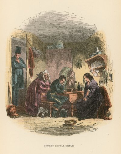 Ilustração para Dombey e filho de Hablot Knight Browne