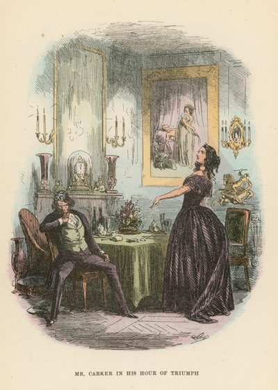 Ilustração para Dombey e filho de Hablot Knight Browne