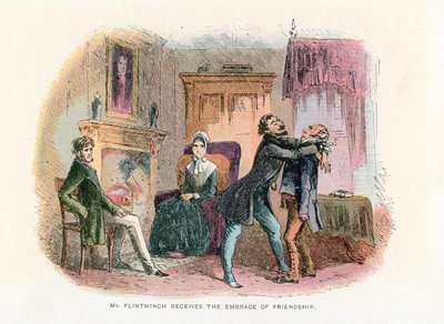 Ilustração para Little Dorrit de Hablot Knight Browne