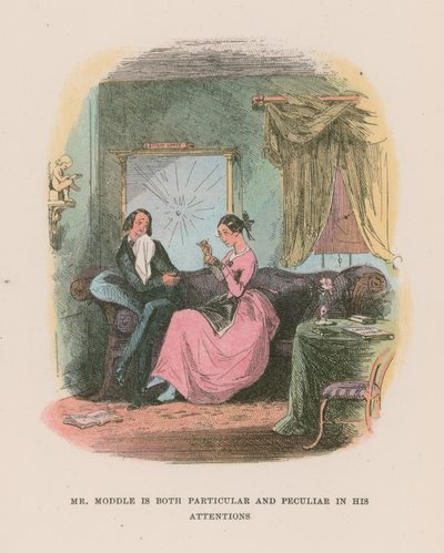 Ilustração para Martin Chuzzlewit de Hablot Knight Browne