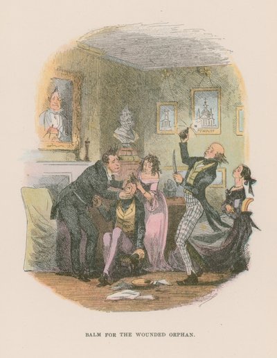 Ilustração para Martin Chuzzlewit de Hablot Knight Browne