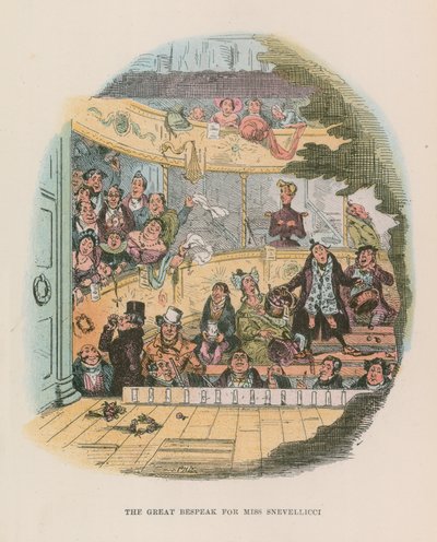 Ilustração para Nicholas Nickleby de Hablot Knight Browne