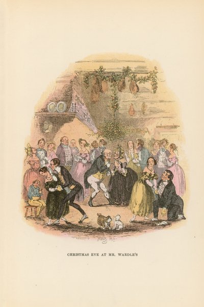 Ilustração para papéis de Pickwick de Hablot Knight Browne
