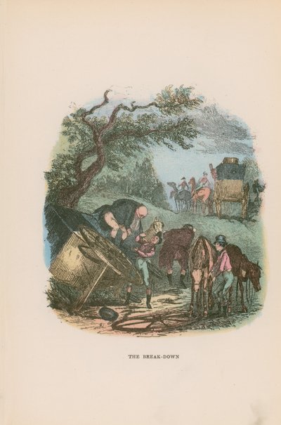 Ilustração para papéis de Pickwick de Hablot Knight Browne