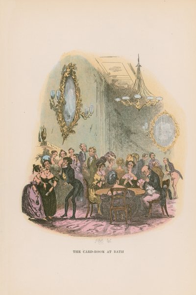 Ilustração para papéis de Pickwick de Hablot Knight Browne
