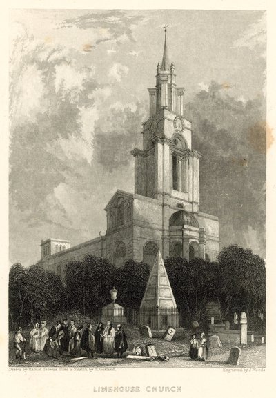 Igreja de Limehouse; Igreja de Santa Ana, Londres, Londres de Hablot Knight Browne