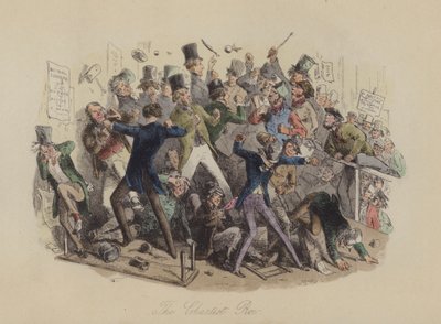 The Chartist Row de Hablot Knight Browne