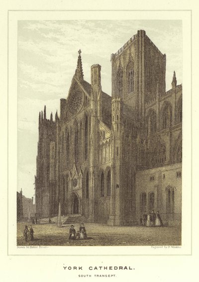 Catedral de York, transepto sul de Hablot Knight Browne