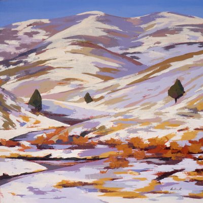 Melodia de março, c.2025 (óleo sobre tela) de Hadley Rampton