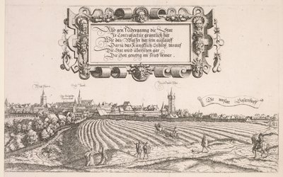 Vista Panorâmica de Nuremberg: Parte Direita de Hanns Lautensack