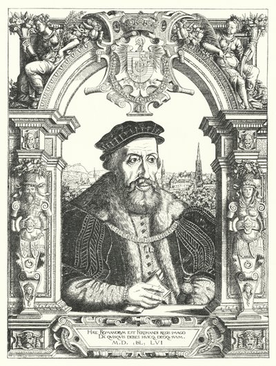 Fernão I, Sacro Imperador Romano (gravura) de Hanns Sebald Lautensack