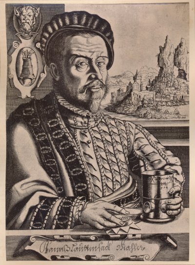 Hans Sebald Lautensack, gravurista alemão, desenhista e medalhista, século XVI, 1894 de Hanns Sebald Lautensack