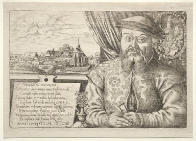 Hieronymus Schurstab, prefeito de Nuremberg, 1554. de Hanns Sebald Lautensack