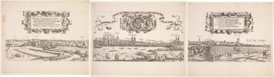 Vista panorâmica de Nuremberg, 1552. de Hanns Sebald Lautensack