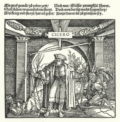 Justiça (gravura) de Hans (after) Burgkmair