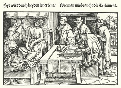 A vontade (gravura) de Hans (after) Burgkmair